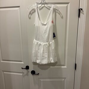 Roller Rabbit white dress with built-in shorts